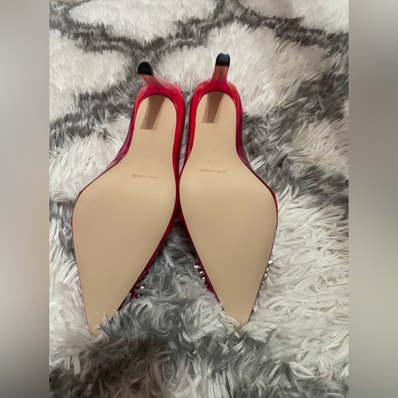 NEW In box Good American Cinder-F*cking-Rella Pink Barbie pumps Cinderella - Picture 7 of 12